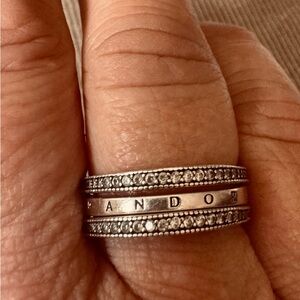 Pandora Silver Flip Ring